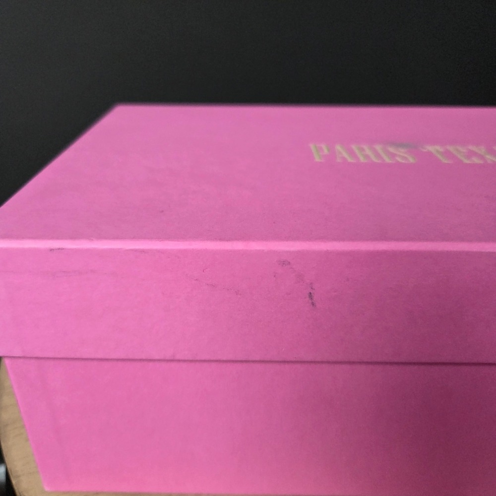 NIB Paris Texas Embossed Croc Portofino Thong Mule Banana Yellow Heels EU40 US10 - Picture 15 of 15